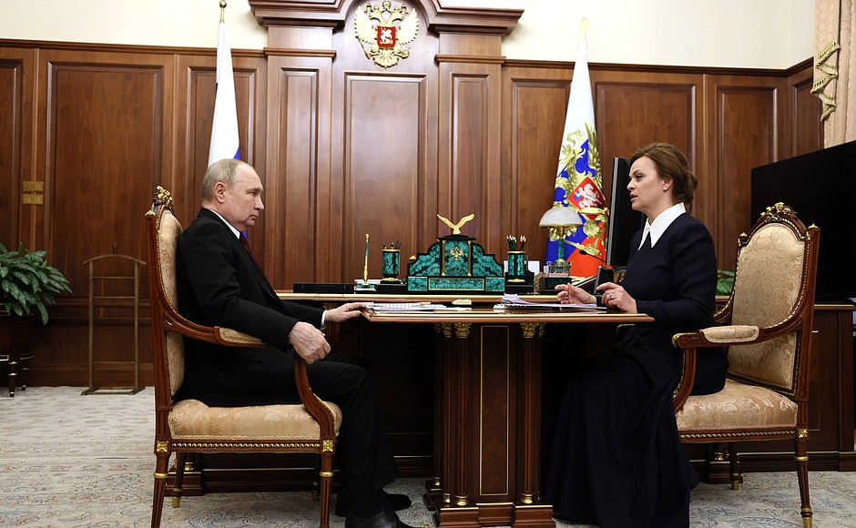 Встреча с руководителем фонда «Защитники Отечества» Анной Цивилёвой.