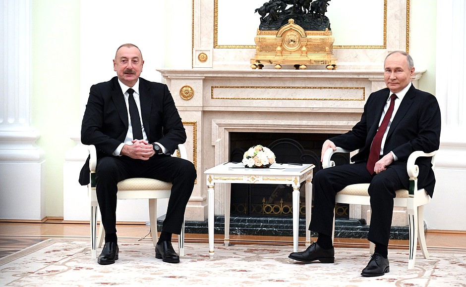 Встреча с Президентом Азербайджана Ильхамом Алиевым.