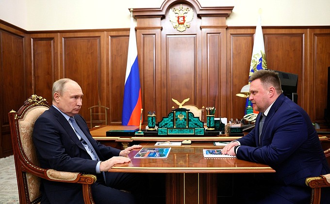 Встреча с главой компании «РусГидро» Виктором Хмариным.