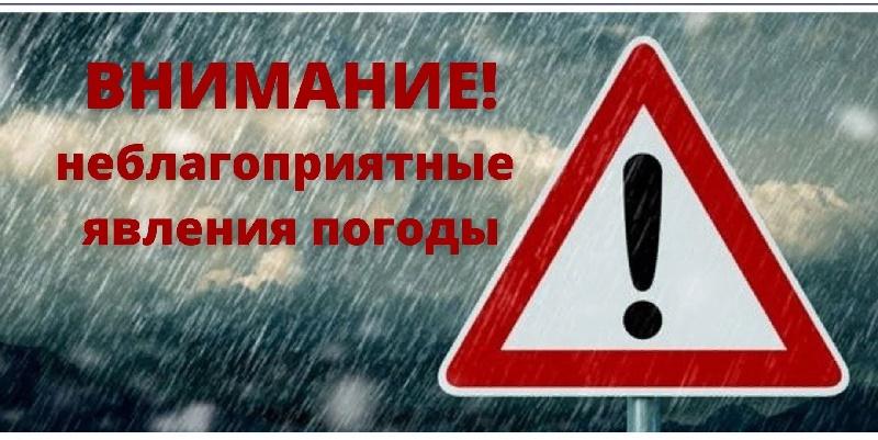 Предупреждение о неблагоприятных условиях погоды на территории Ульяновской области.