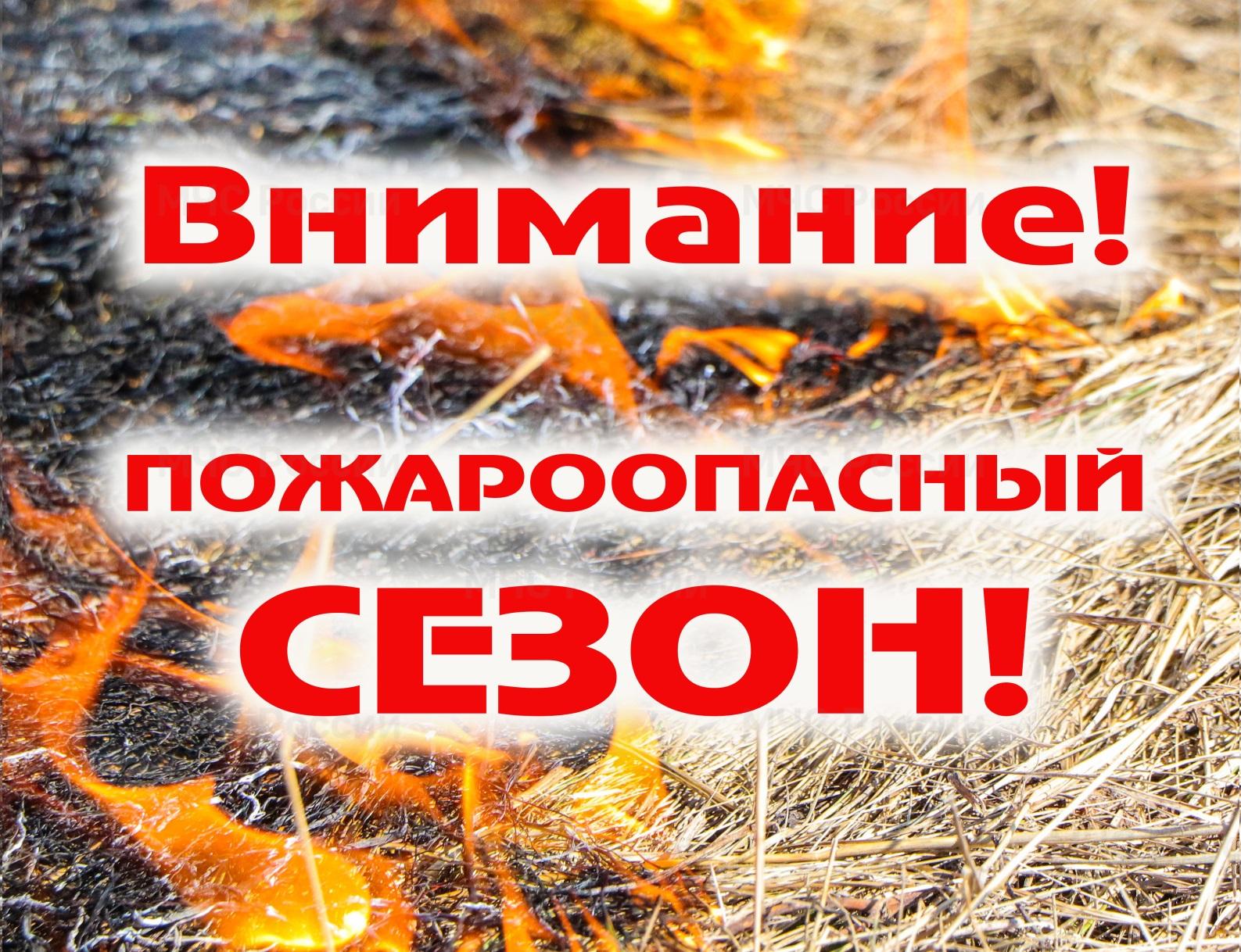 С 12 апреля по 31 октября в Барышском районе введен пожароопасный сезон.