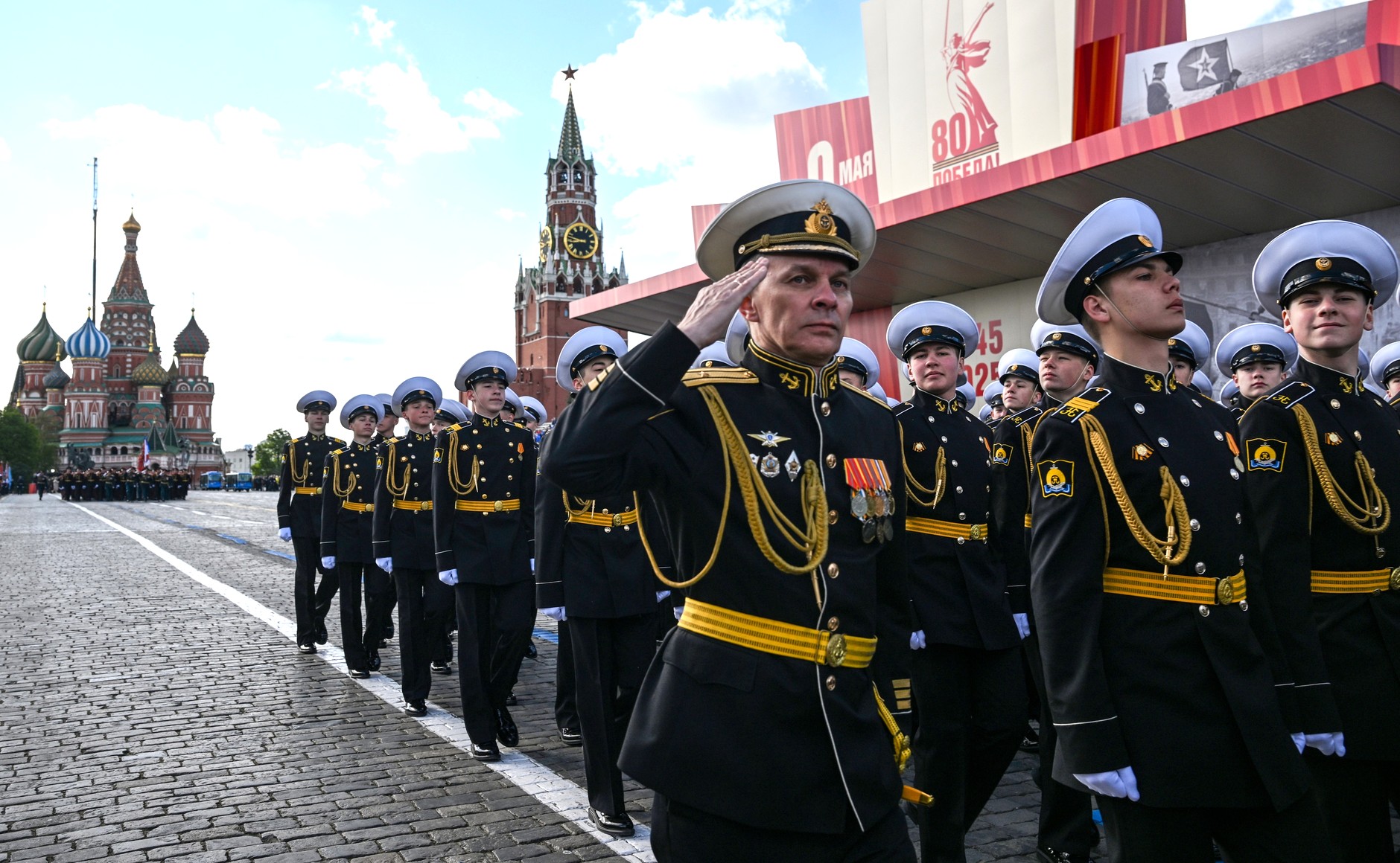 Парад в честь 80-летия Великой Победы.
