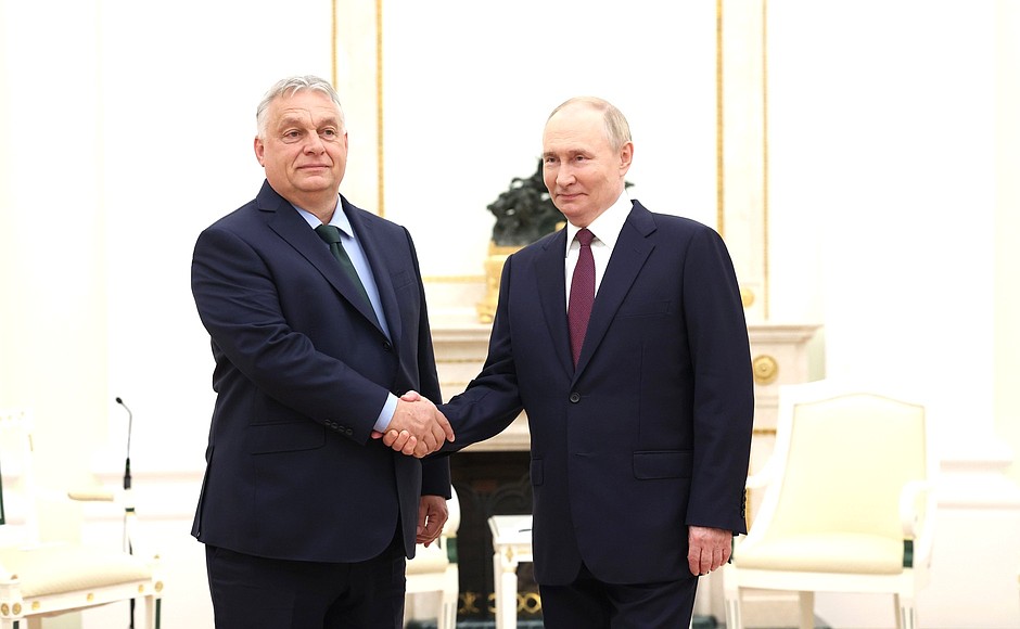 Переговоры с Премьер-министром Венгрии Виктором Орбаном.