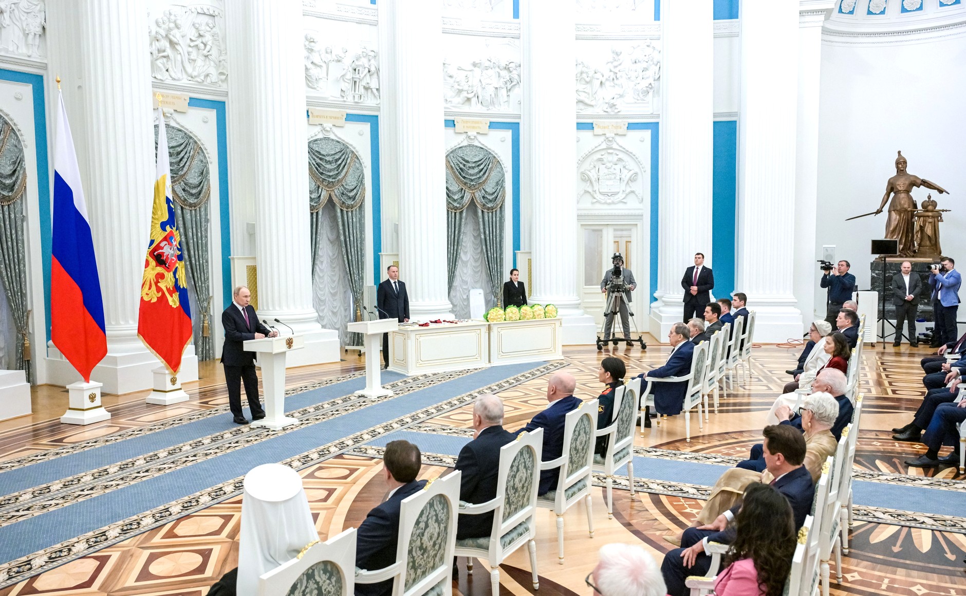 Церемония вручения государственных наград.
