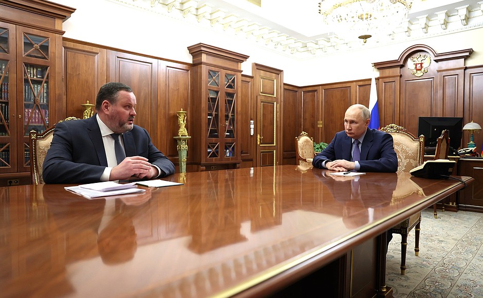 Встреча с Министром труда и социальной защиты Антоном Котяковым.