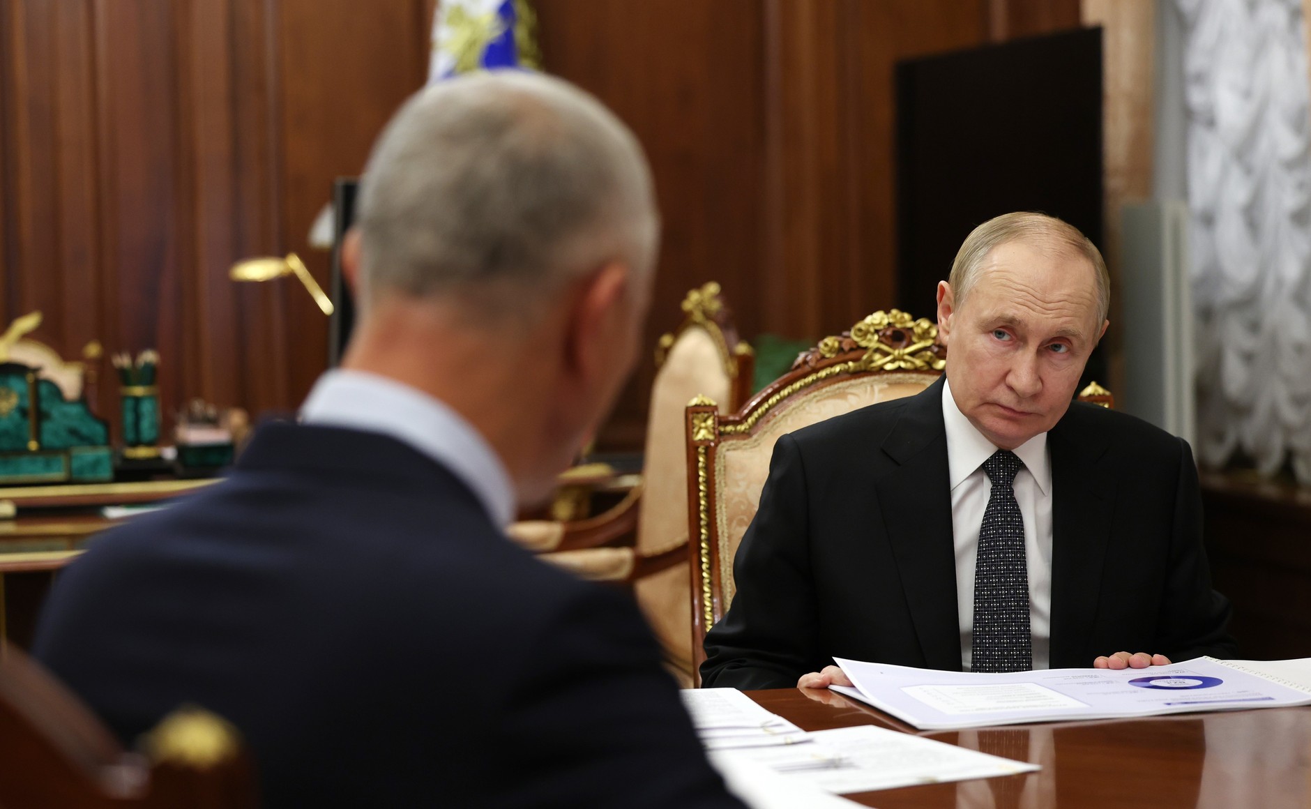 Встреча с губернатором Херсонской области Владимиром Сальдо.