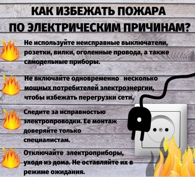 Как избежать пожара по электрическим причинам. Как избежать пожара по электрическим причинам.