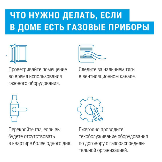 Простые правила газовой безопасности. Простые правила газовой безопасности.