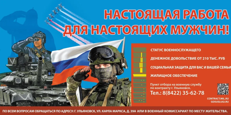 В Ульяновской области продолжается отбор граждан на военную службу по контракту. В Ульяновской области продолжается отбор граждан на военную службу по контракту.