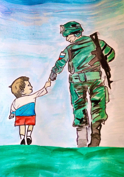 Тысячи рисунков прислали Защитникам ребята Ульяновской области.